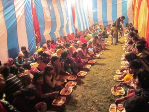 Prasad Sevan - Saraswati Puja